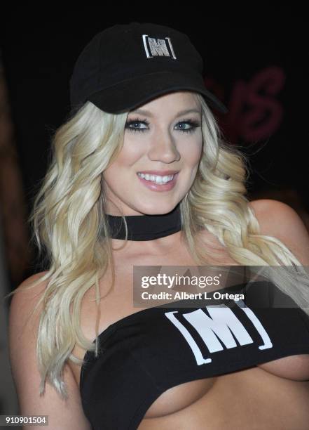 Bailey Brooke attends the 2018 AVN Adult Entertainment Expo at the Hard Rock Hotel & Casino on January 26, 2018 in Las Vegas, Nevada.