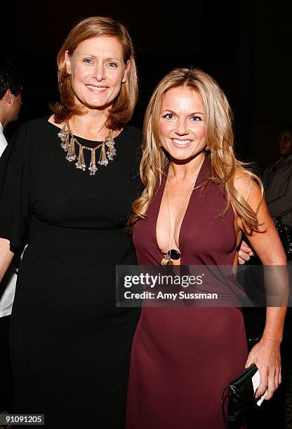 Sarah Brown and singer Geri Halliwell attend the 4th Important Dinner for Women hosted by HM Queen Rania Al Abdullah, Wendi Murdoch and Indra Nooyi...