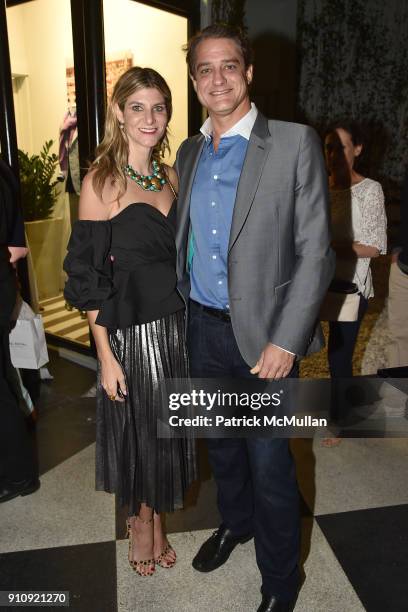 Katherine Lande and Kevin Condon attend QUEST Magazine celebrates the Palm Beach issue with a Taste of The Royal at the The Royal Poinciana Plaza on...
