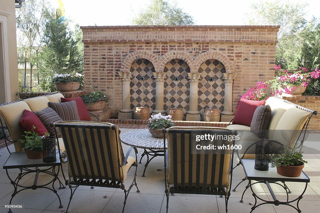 Backyard entertaining
