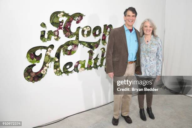 Panelist Dr. Eben Alexander and Karen Newell attend the in goop Health Summit on January 27, 2018 in New York City.