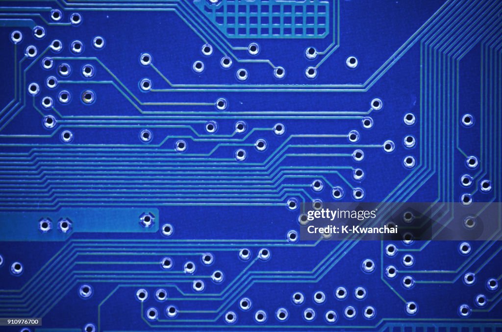 Full Frame Shot Of Blue Computer Chip High-Res Stock Photo - Getty Images