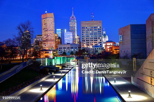 Downtown Indianapolis Indiana Skyline Downtown Indianapolis Indiana Skyline
