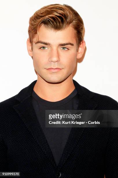 Garrett Clayton attends the 2016 GLSEN Respect Awards on October 21, 2016 in Los Angeles, California. EDITORS NOTE: Image has been digitally retouched