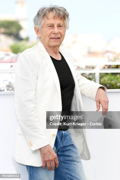 Roman Polanski attends a photocall for 'D�� Apres Une Histoire Vraie' during the 70th International Cannes Film Festival at the Palais des Festivals...