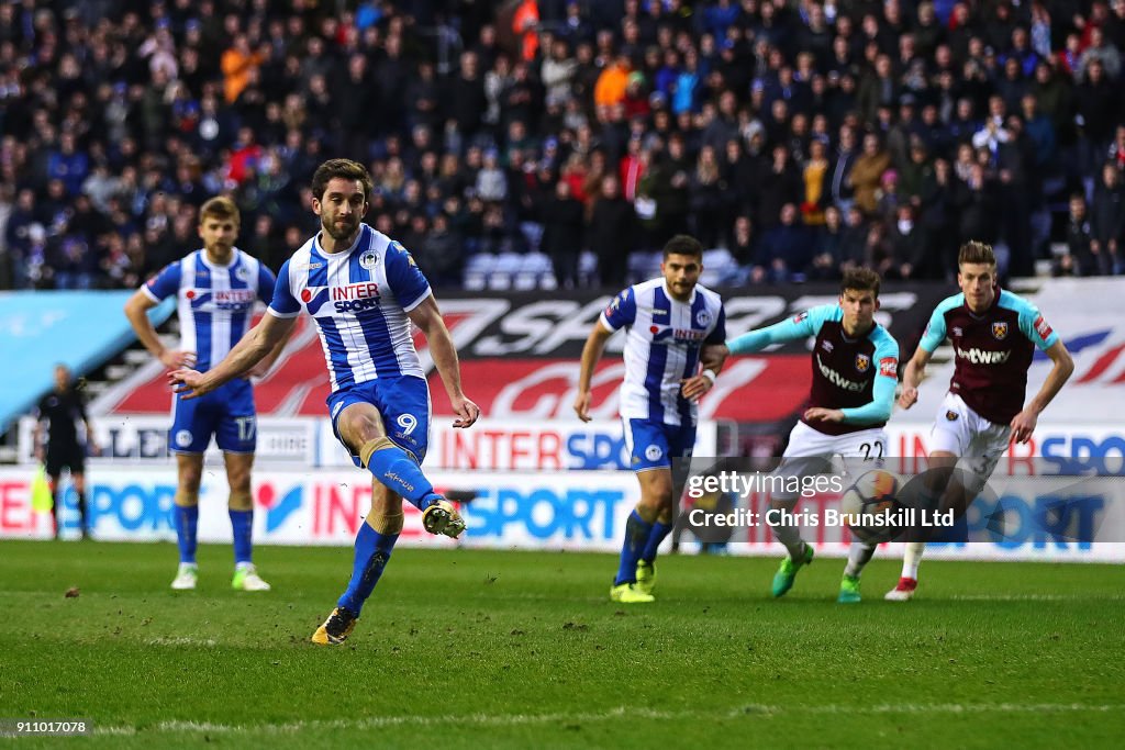 Wigan Athletic v West Ham United - The Emirates FA Cup Fourth Round