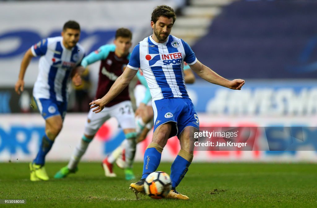 Wigan Athletic v West Ham United - The Emirates FA Cup Fourth Round