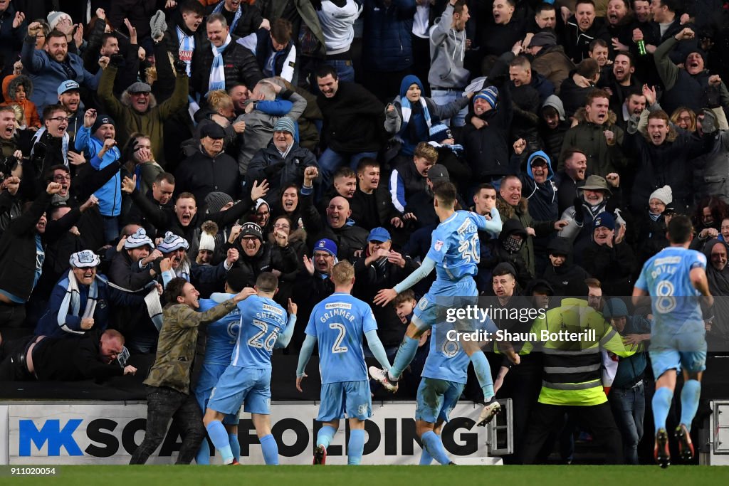 Milton Keynes Dons v Coventry City - The Emirates FA Cup Fourth Round