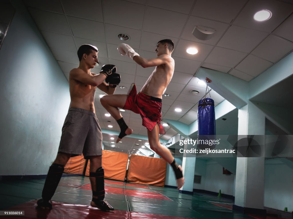 Kickboxing Stock Kickboxing Training For Child High-Res Stock Photo - Getty Images