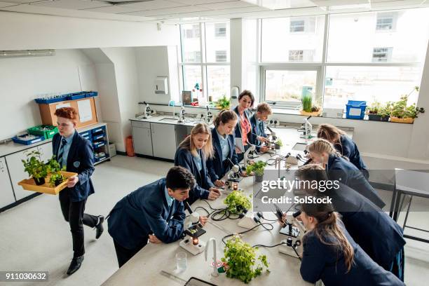 high school klassrummet - school uniform bildbanksfoton och bilder