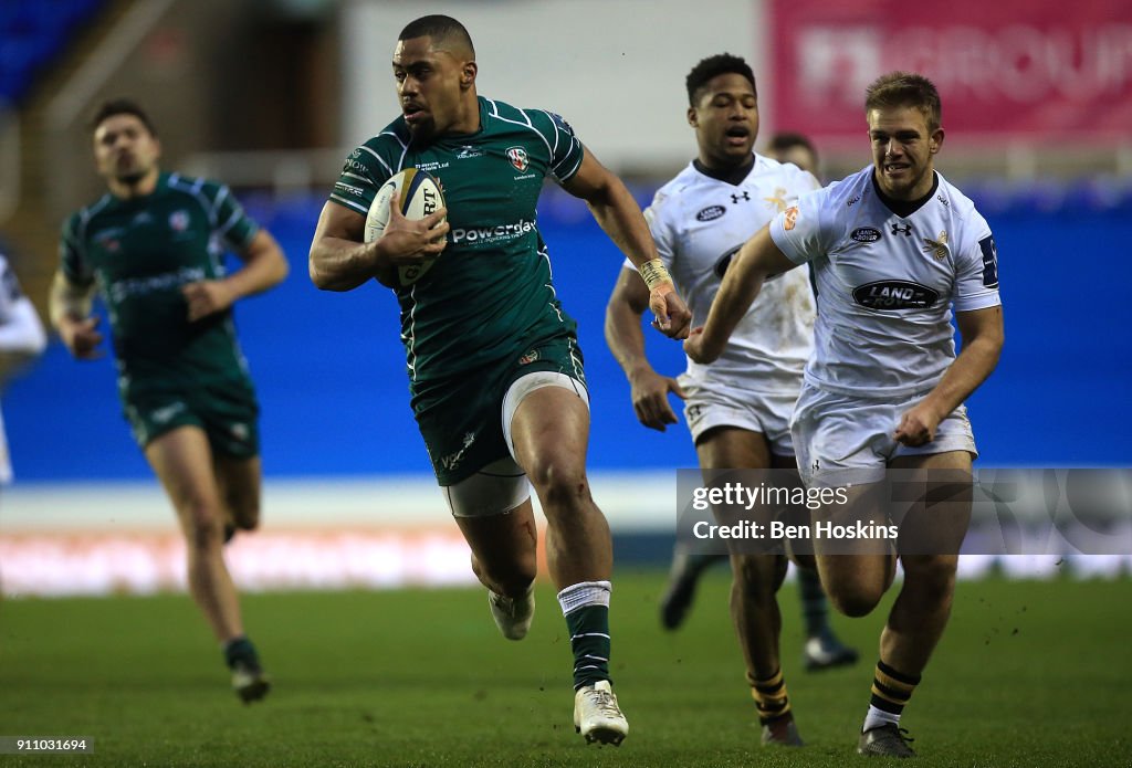 London Irish v Wasps - Anglo-Welsh Cup
