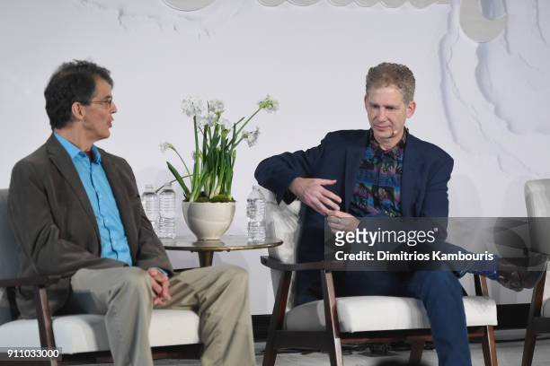 Eben Alexander M.D. And Jay Lombard D.O. Speak on the panel at the in goop Health Summit on January 27, 2018 in New York City.