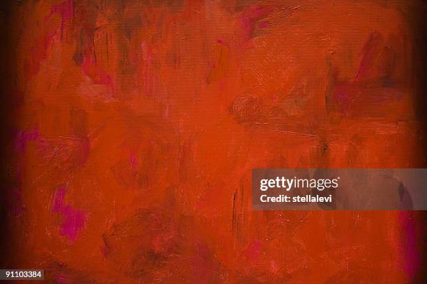 illustrazioni stock, clip art, cartoni animati e icone di tendenza di rosso sfondo sporco - dipinto con colori sovrapposti