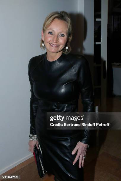 Chairwoman of Clarins, Natalie Bader attends the 16th Sidaction as part of Paris Fashion Week on January 25, 2018 in Paris, France.