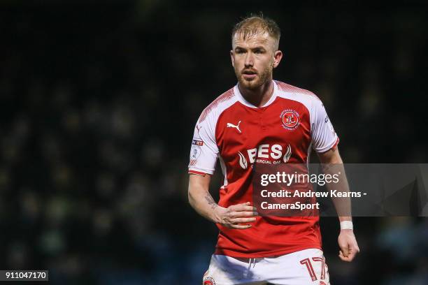 Fleetwood Town's Paddy Madden during the Sky Bet League One match between Gillingham and Fleetwood Town at Priestfield Stadium on January 27, 2018 in...