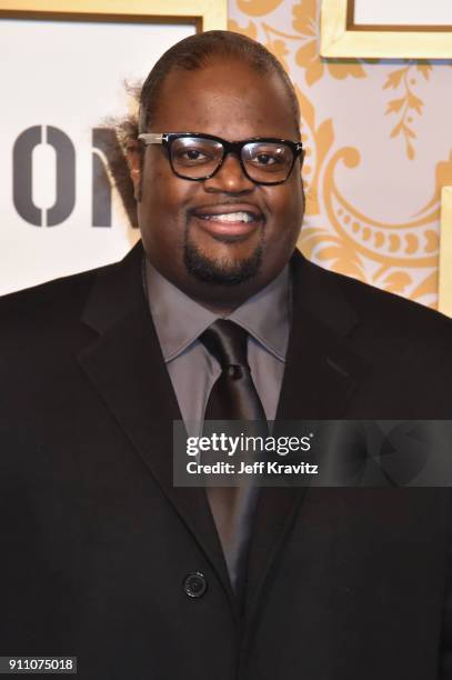 Songwriter Poo Bear attends the 2018 Roc Nation Pre-Grammy Brunch at One World Trade Center on January 27, 2018 in New York City.