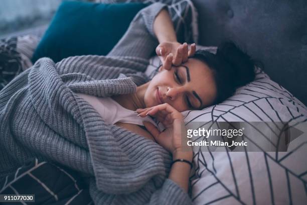 early morning comfort - waking up stock pictures, royalty-free photos & images