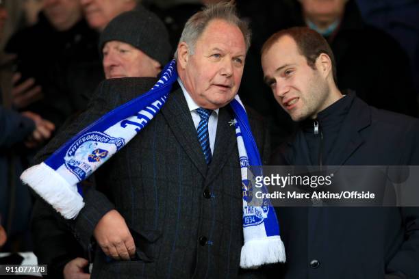 Barry Fry Peterborough United Director of Football during the FA Cup 4th Round match between Peterborough United and Leicester City at ABAX Stadium...