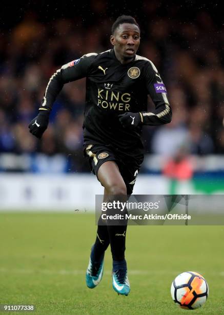 Wilfred Ndidi of Leicester City during the FA Cup 4th Round match between Peterborough United and Leicester City at ABAX Stadium on January 27, 2018...