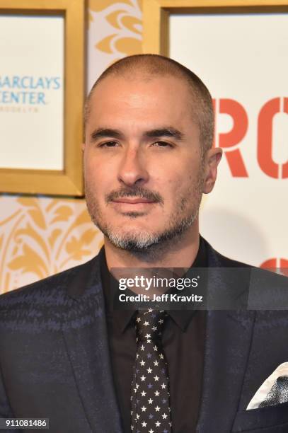 Zane Lowe attends the 2018 Roc Nation Pre-Grammy Brunch at One World Trade Center on January 27, 2018 in New York City.