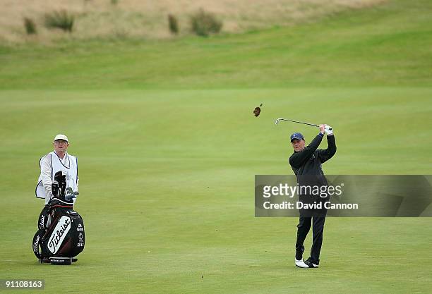 Jon Bevan of England at the 10th hole during the morning fourball matches in the 2009 PGA Cup Matches at The Carrick on Loch Lomond on September 19,...