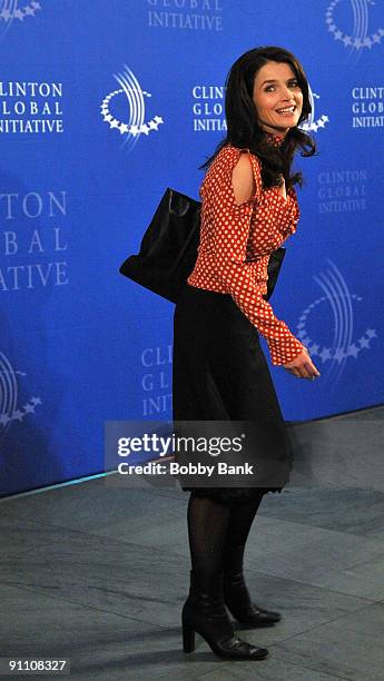 Julia Ormond attends the 2009 Clinton Global Initiative opening reception at The Museum of Modern Art on September 23, 2009 in New York City.
