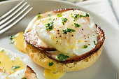 Homemade Eggs Benedict with Bacon