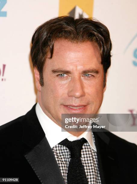 Actor John Travolta and actress Kelly Preston arrive to Hollywood Film Festival's Hollywood Awards at the Beverly Hilton Hotel on October 22, 2007 in...