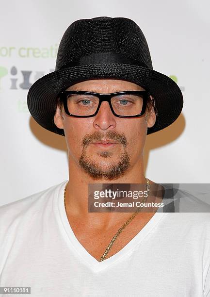 Musician Kid Rock attends the 2009 VH1 Hip Hop Honors after party to benefit the VH1 Save the Music Foundation at One Hanson Place on September 23,...