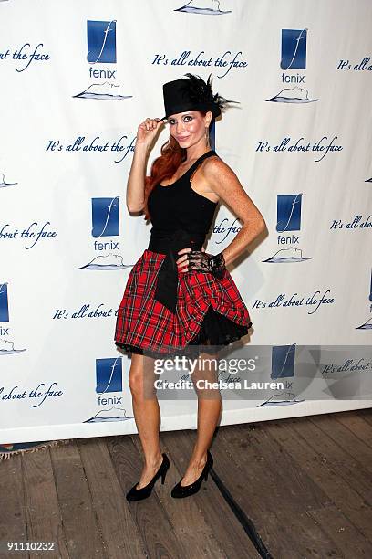 Designer Phoebe Price attends the Fenix Cosmetics 10th Year Anniversary celebration at the SkyBar on September 22, 2009 in West Hollywood, California.