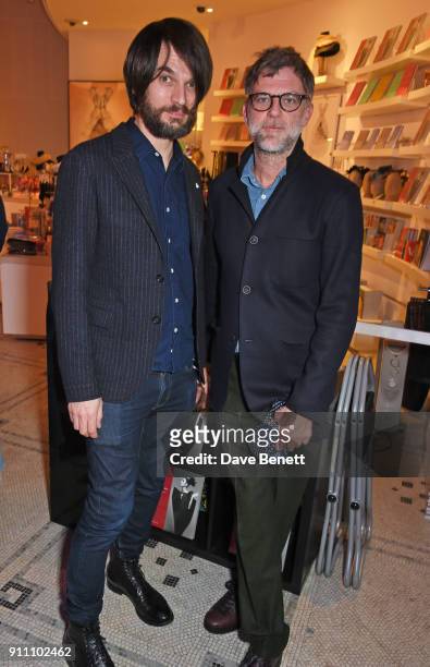 Jonny Greenwood and director Paul Thomas Anderson attend an exclusive screening of "Phantom Thread" hosted by Universal Pictures in partnership with...