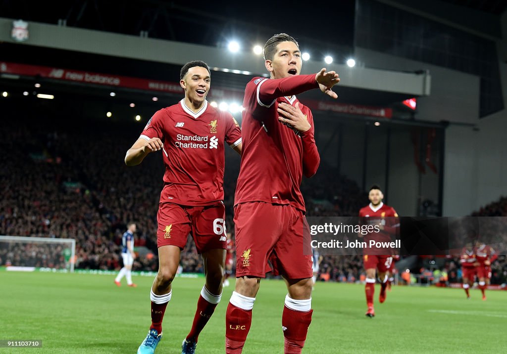 Liverpool v West Bromwich Albion - The Emirates FA Cup Fourth Round