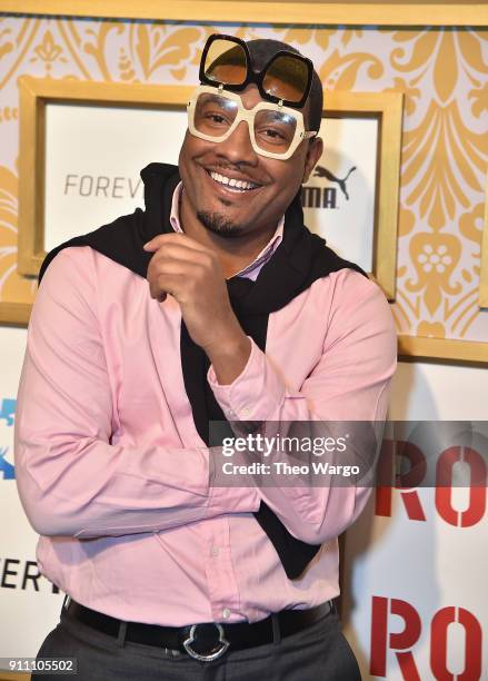 Gatsby Randolph attends Roc Nation THE BRUNCH at One World Observatory on January 27, 2018 in New York City.