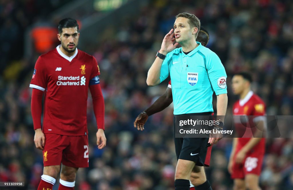 Liverpool v West Bromwich Albion - The Emirates FA Cup Fourth Round