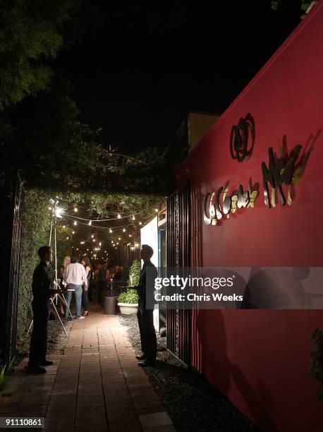 General view of atmosphere is seen at Carol Malony's "Paris in LA" at Coco de Mer on September 23, 2009 in West Hollywood, California.