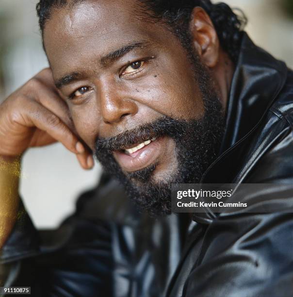 American soul singer Barry White , Monaco, Monte Carlo, 15th August 1989.