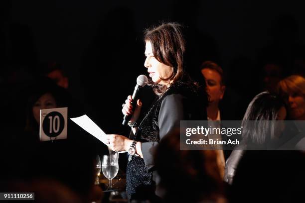 Michele Anthony speaks at Sir Lucian Grainges 2018 Artist Showcase presented by Citi with support from Remy Martin on January 27, 2018 in New York...