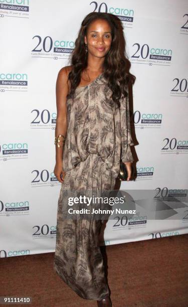 Joy Bryant attends the Caron 25th Anniversary event at Butter on September 23, 2009 in New York City.