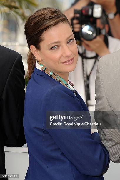 Actress Giovanna Mezzogiorno attends the 'Vincere' Photo Call at the Palais Des Festivals during the 62nd Annual Cannes Film Festival on May 19, 2009...