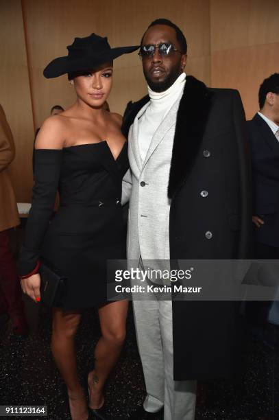 Cassie and Sean 'Diddy' Combs attend Roc Nation THE BRUNCH at One World Observatory on January 27, 2018 in New York City.