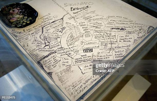 Swedidh film director Ingmar Bergman's bedside table is seen on display at the Bukowski's Auction House in Stockholm, on September 2009. The table...