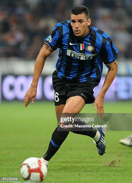 Lucio Inter 381 Lucio Of Inter Milan Stock Photos, High-Res Pictures, and Images ...