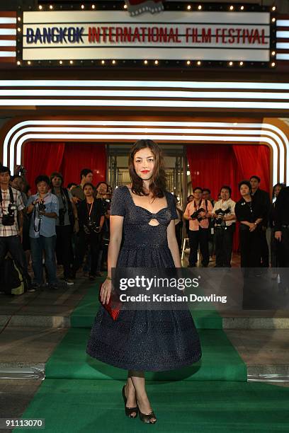 American actress Olivia Thirlby attends the 2009 Bangkok International Film Festival Opening Ceremony & Gala Screening on September 24, 2009 at SF...