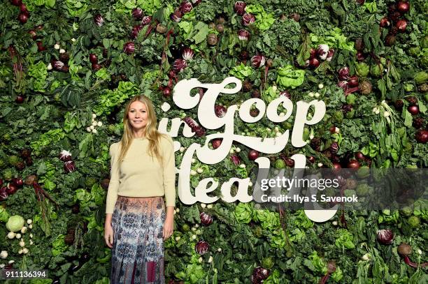 Gwyneth Paltrow attends the in goop Health Summit on January 27, 2018 in New York City.