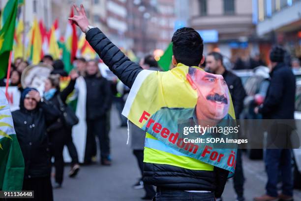 More than thousand people demonstrated in solidarity with the city of Afrin and the kurdish fighters in Syria. They condemned the attacks of turkish...