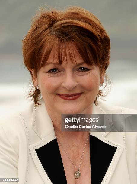 Actress Brenda Blethyn attends "London River" photocall at the Kursaal Palace during the 57th San Sebastian International Film Festival on September...