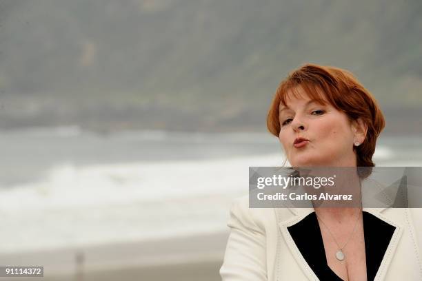 Actress Brenda Blethyn attends "London River" photocall at the Kursaal Palace during the 57th San Sebastian International Film Festival on September...