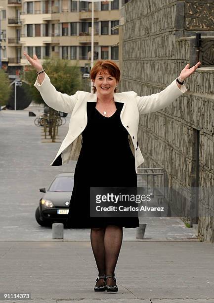 Actress Brenda Blethyn attends "London River" photocall at the Kursaal Palace during the 57th San Sebastian International Film Festival on September...