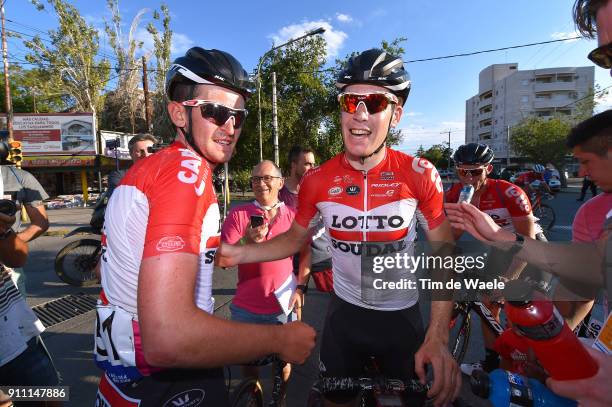 36th Tour of San Juan 2018 / Stage 6 Arrival / Tiesj BENOOT / Jelle WALLAYS / Celebration / San Juan-Cantoni-Difunta Correa - San Juan-Cantoni /...