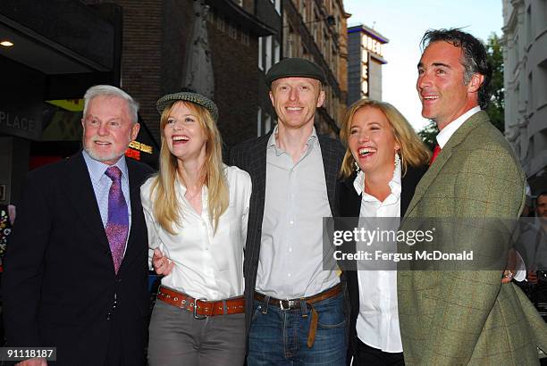 Sir Derek Jacobi, Lucy Akhurst, Chaz Oldham, Emma Thompson and Greg Wise attend the UK Premiere of 'Morris: A Life With Bells On' held at The Prince...